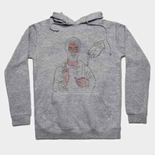 Vaccinated Jesus (transparent background) Hoodie